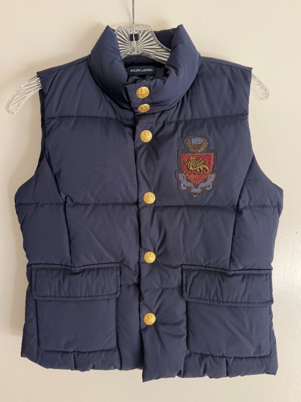 Ralph Lauren: Children's (12-14) Navy Puffer Vest